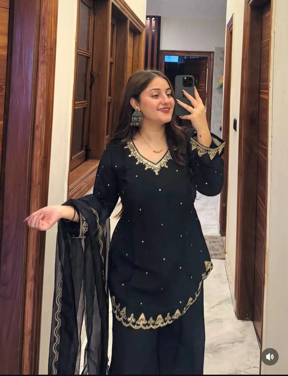 WW 1247 Black Roman Silk Salwar Suit with Embroidery Work & Sequins Work. Now at just ₹1899. Delivery 4-6 Working Days. Shop now. | Casual Suits, Jump Suits, Creative suits, Designer Suits, Palazzo Suits, Party Wear Suits, Patiala Suits, Salwar suit, Straight Suits