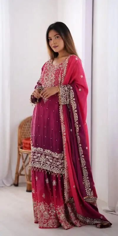SP 01 Red Color Chinon Silk Designer Work Salwar Suit in Get it for ₹2499. Delivery 4-6 Working Days. Best Online Shop now. | Casual Suits, Jump Suits, Creative suits, Designer Suits, Palazzo Suits, Party Wear Suits, Patiala Suits, Salwar suit, Straight Suits