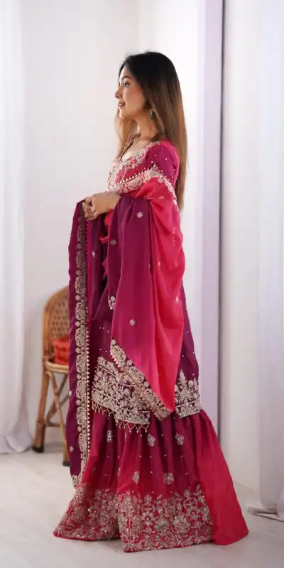 SP 01 Red Color Chinon Silk Designer Work Salwar Suit in Get it for ₹2499. Delivery 4-6 Working Days. Best Online Shop now. | Casual Suits, Jump Suits, Creative suits, Designer Suits, Palazzo Suits, Party Wear Suits, Patiala Suits, Salwar suit, Straight Suits