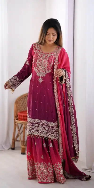 SP 01 Red Color Chinon Silk Designer Work Salwar Suit in Get it for ₹2499. Delivery 4-6 Working Days. Best Online Shop now. | Casual Suits, Jump Suits, Creative suits, Designer Suits, Palazzo Suits, Party Wear Suits, Patiala Suits, Salwar suit, Straight Suits