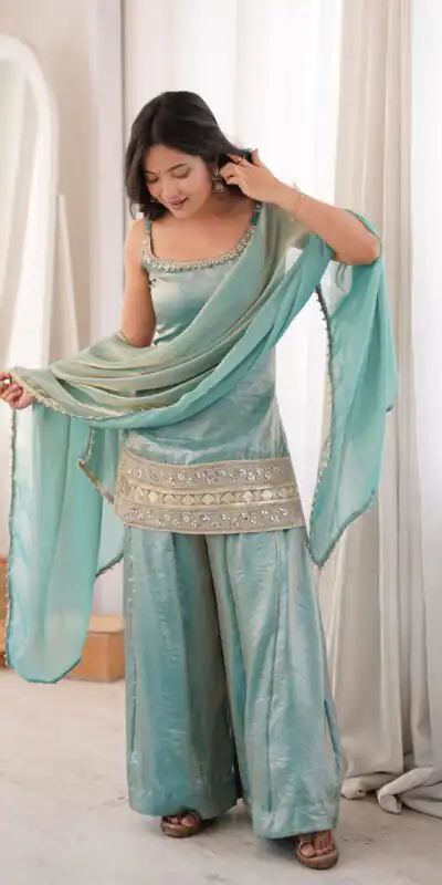 ZSR 3177 Sea Green in Doremon Crush Embroidery Work & Mirror Work Salwar Suit . Best Price ₹2099. Delivery 4-6 Working Days. Shop now. | Casual Suits, Jump Suits, Creative suits, Designer Suits, Palazzo Suits, Party Wear Suits, Patiala Suits, Salwar suit, Straight Suits