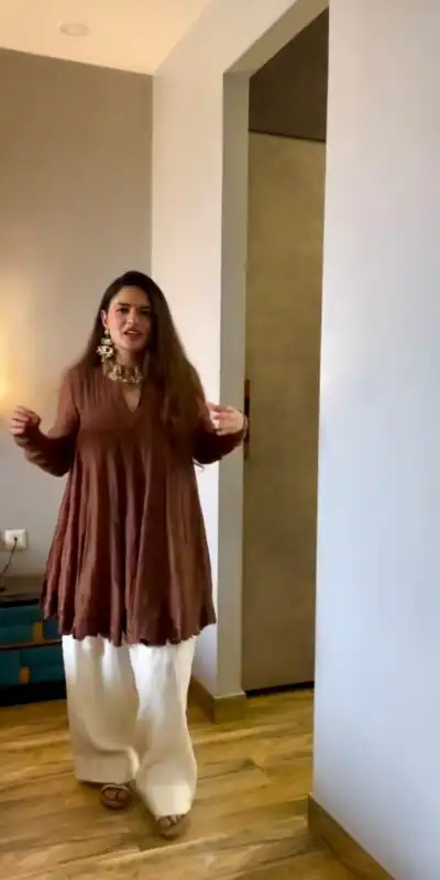 ST 248 Brown Brown Mal Chanderi Salwar Suit Perfect for Wedding, Party, Baisakhi, Housewarming, Sangeet – Introductory Price ₹1899. Delivery 4-6 Working D | Casual Suits, Jump Suits, Creative suits, Designer Suits, Palazzo Suits, Party Wear Suits, Patiala Suits, Salwar suit, Straight Suits