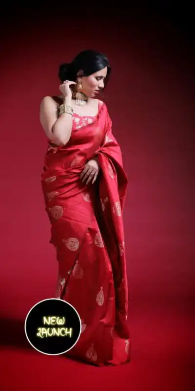 KP 2072 Red Color Yellow Soft Lichi Silk Saree with Jacquard Work. Best Price ₹1299. Delivery 4-6 Working Days. Shop now. | Creative Sarees, Bollywood Sarees, Designer Sarees, Embroidered Sarees, Ethnic Saree, Modern Digital sarees, Party Wear Sarees, Sarees