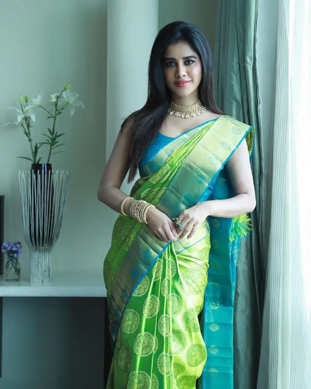 KP 4069 Green Soft Lichi Silk Cloth Saree Perfect for Wedding, Party, Family Gatherings, Sangeet, Festive Deal ₹1449. Delivery 4-6 Working Days | Creative Sarees, Bollywood Sarees, Designer Sarees, Embroidered Sarees, Ethnic Saree, Modern Digital sarees, Party Wear Sarees, Sarees