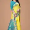 KP 4069 Yellow Soft Lichi Silk Cloth Saree Perfect for Wedding, Party, Family Gatherings, Sangeet, Festive Deal ₹1449. Delivery 4-6 Working Days | Creative Sarees, Bollywood Sarees, Designer Sarees, Embroidered Sarees, Ethnic Saree, Modern Digital sarees, Party Wear Sarees, Sarees