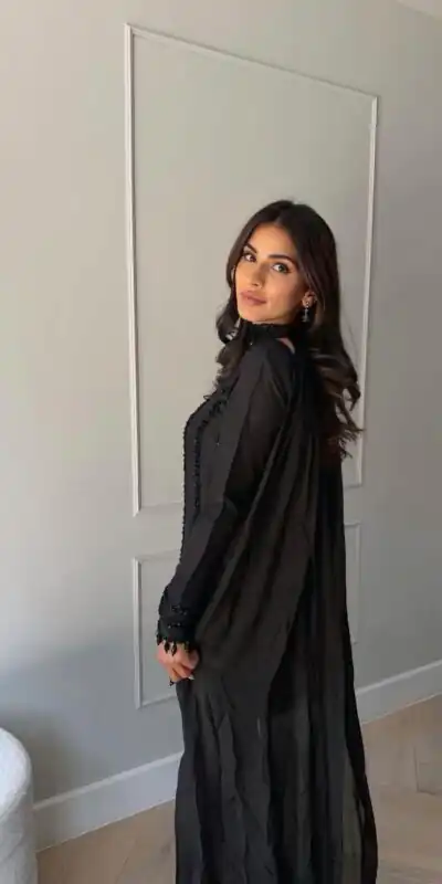 ST 1187 Black Rangoli Silk Perfect for Wedding, Party, Holi, Pooja, Anniversary – Salwar Suit. Get it for ₹2149. Delivery 4-6 Working Days. Shop now. | Casual Suits, Jump Suits, Creative suits, Designer Suits, Palazzo Suits, Party Wear Suits, Patiala Suits, Salwar suit, Straight Suits
