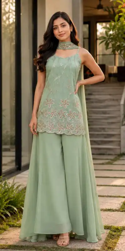 PST 1200 Pista Faux Georgette Salwar Suit erfect for Wedding, Party, Mehendi, Pongal, Reception – . Available at ₹1899 only. Delivery 4-6 Working Days | Casual Suits, Jump Suits, Creative suits, Designer Suits, Palazzo Suits, Party Wear Suits, Patiala Suits, Salwar suit, Straight Suits
