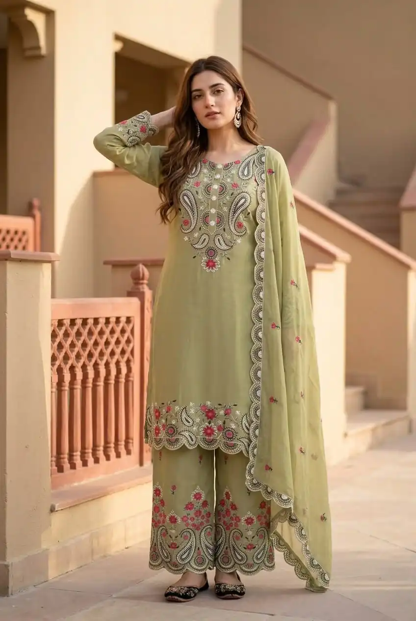 MT 1078 Pista Roman Silk Salwar Suit Perfect for Wedding, Party, Ethnic Day, Anniversary, Diwali – . Now at just ₹2399. Delivery 4-6 Working Days. | Casual Suits, Jump Suits, Creative suits, Designer Suits, Palazzo Suits, Party Wear Suits, Patiala Suits, Salwar suit, Straight Suits