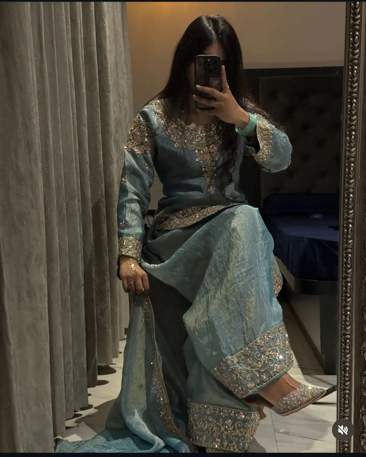 WW 1258 Sky Blue in Pure Zimmy Chu Silk Embroidery Work & Sequins Work Salwar Suit . Affordable Price ₹2099. Delivery 4-6 Working Days. Shop now. | Casual Suits, Jump Suits, Creative suits, Designer Suits, Palazzo Suits, Party Wear Suits, Patiala Suits, Salwar suit, Straight Suits