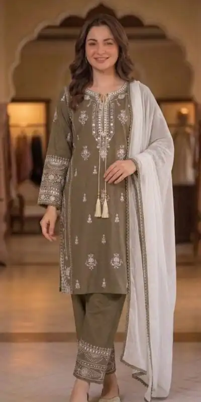 BE 465 Brown in Faux Georgette Mirror Embroidery Work Salwar Suit . Best Price ₹1999. Delivery 4-6 Working Days. Shop now. | Casual Suits, Jump Suits, Creative suits, Designer Suits, Palazzo Suits, Party Wear Suits, Patiala Suits, Salwar suit, Straight Suits