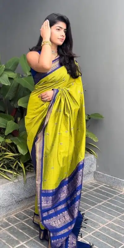 KP 6092 Lime Yellow Soft Lichi Silk Cloth Saree Perfect for Wedding, Party, Family Gatherings, Sangeet, Festive Deal ₹1449. Delivery 4-6 Working Days | Creative Sarees, Bollywood Sarees, Designer Sarees, Embroidered Sarees, Ethnic Saree, Modern Digital sarees, Party Wear Sarees, Sarees