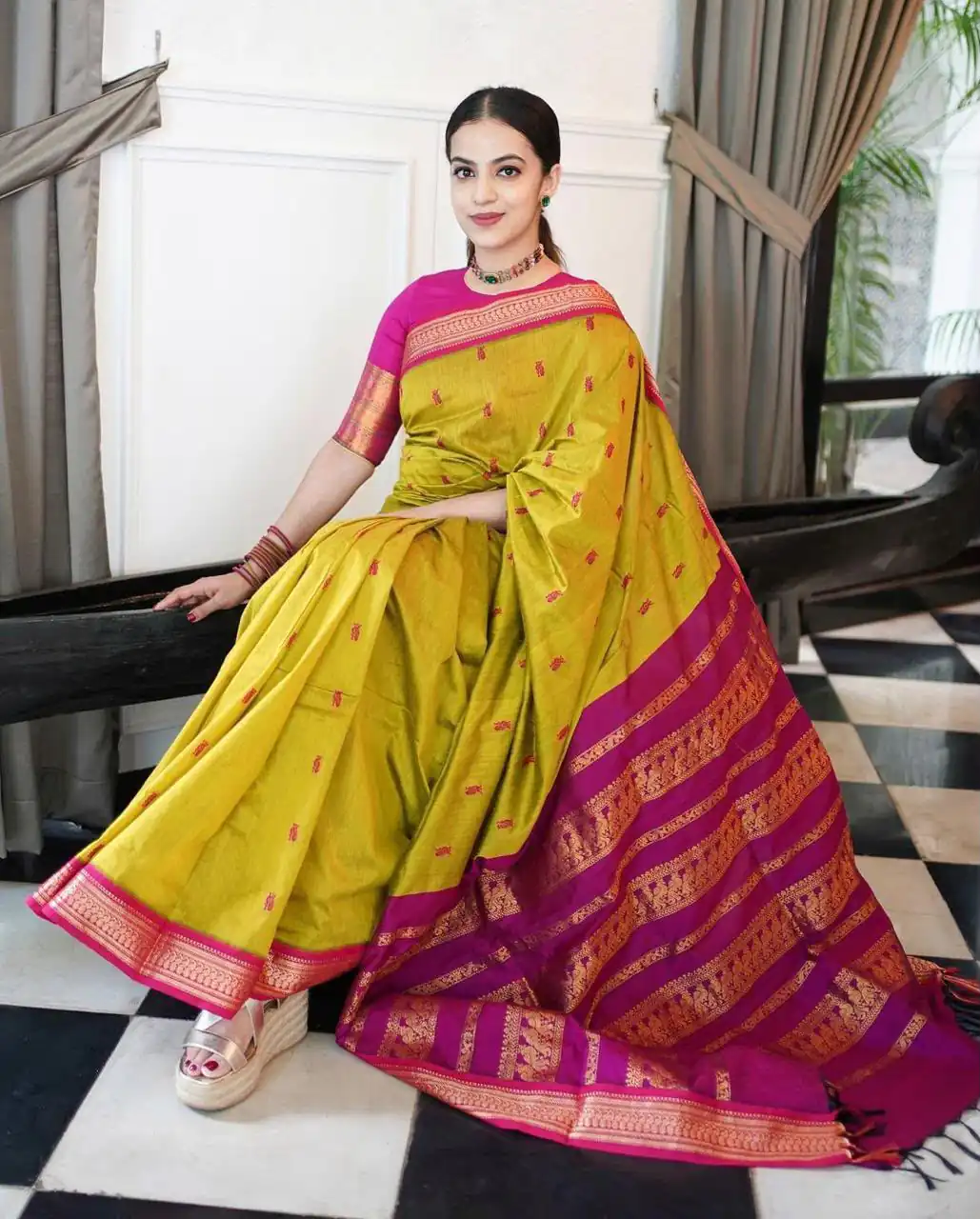 KP 6092 Mastered Soft Lichi Silk Cloth Saree Perfect for Wedding, Party, Family Gatherings, Sangeet, Festive Deal ₹1449. Delivery 4-6 Working Days | Creative Sarees, Bollywood Sarees, Designer Sarees, Embroidered Sarees, Ethnic Saree, Modern Digital sarees, Party Wear Sarees, Sarees