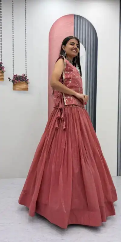 PC 569 Peach Color Crunchy Silk With Sequins Work Lehenga Choli . Special Price ₹2449. Delivery 4-6 Working Days. Shop now. | Bollywood Lehenga, Creative Lehenga, Designer Lehenga, Embroidered Lehenga, Lehenga, Party Wear Lehenga