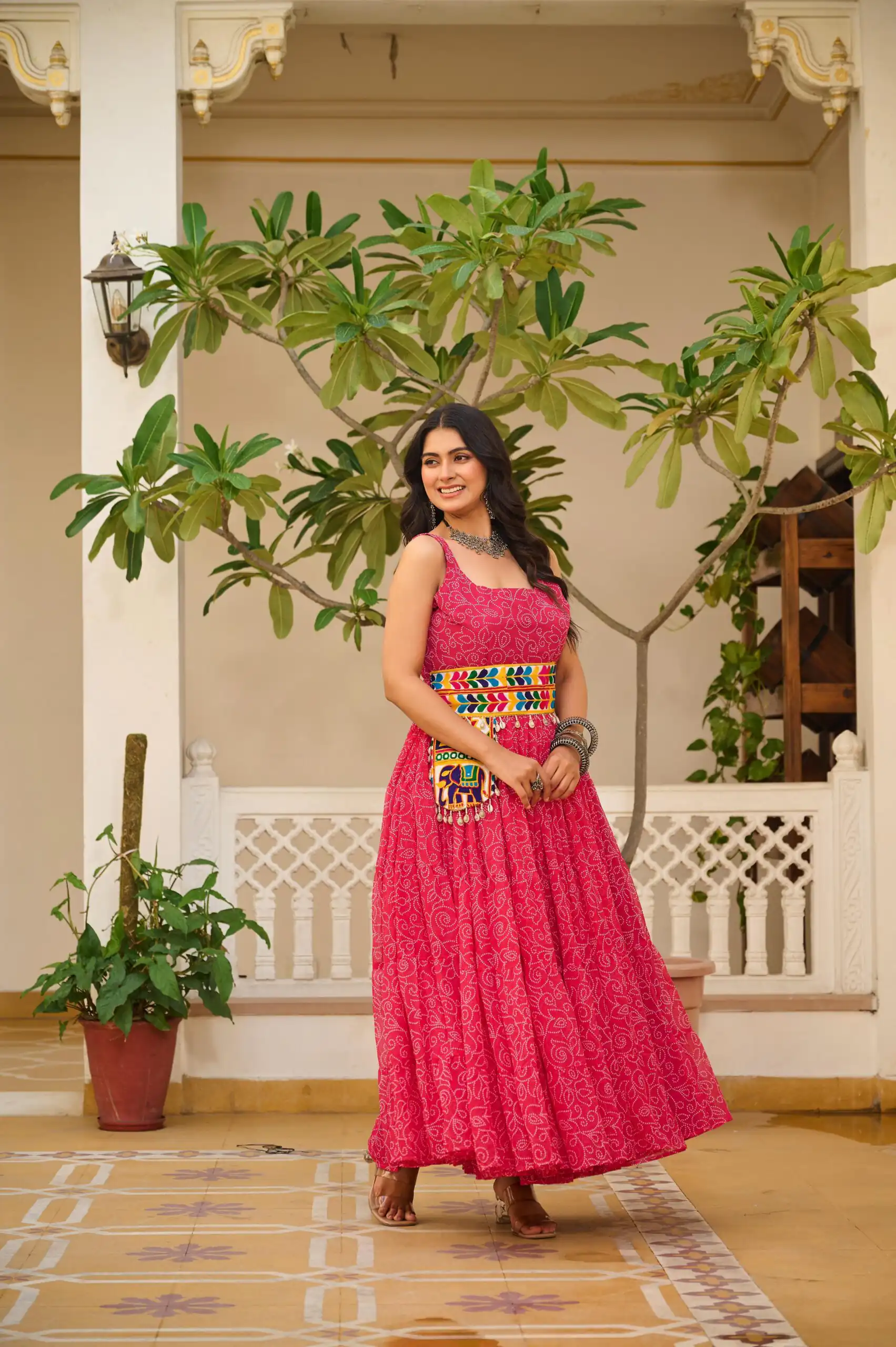 Ram 110 Pink Pretty Red Faux Georgette Mirror Gamathi Work Gown . Wedding, Party, Festive Get it for ₹2049. Delivery 4-6 Working Days. Shop now. | Bollywood Gowns, Creative Gowns, Designer Gowns, Embroidered Gowns, Gowns, Party Wear Gowns