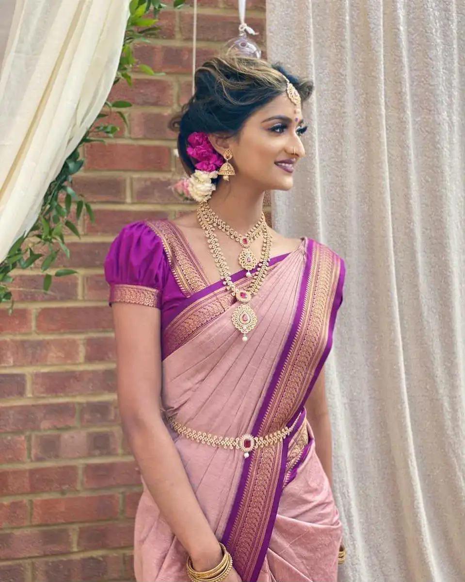 KP 6092 Pink Soft Lichi Silk Cloth Saree Perfect for Wedding, Party, Family Gatherings, Sangeet, Festive Deal ₹1449. Delivery 4-6 Working Days | Creative Sarees, Bollywood Sarees, Designer Sarees, Embroidered Sarees, Ethnic Saree, Modern Digital sarees, Party Wear Sarees, Sarees