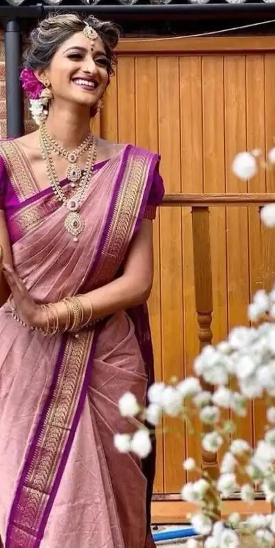 KP 6092 Pink Soft Lichi Silk Cloth Saree Perfect for Wedding, Party, Family Gatherings, Sangeet, Festive Deal ₹1449. Delivery 4-6 Working Days | Creative Sarees, Bollywood Sarees, Designer Sarees, Embroidered Sarees, Ethnic Saree, Modern Digital sarees, Party Wear Sarees, Sarees