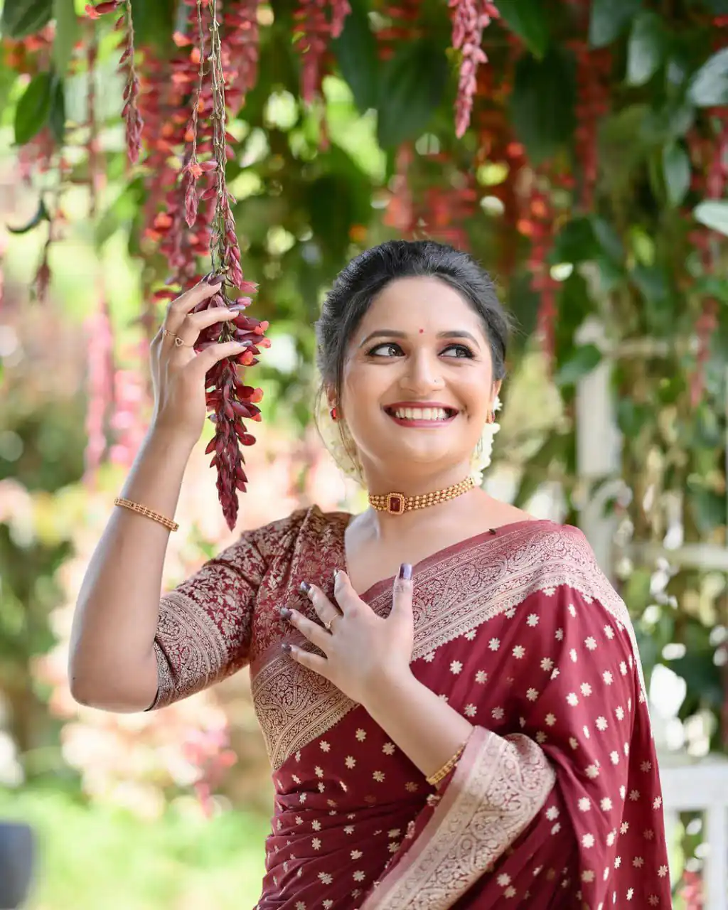 KPR 228 Red in Soft Lichi Silk Jacquard Work Designer Work Saree . Exclusive Offer ₹1349. Delivery 4-6 Working Days. Shop now. | Creative Sarees, Bollywood Sarees, Designer Sarees, Embroidered Sarees, Ethnic Saree, Modern Digital sarees, Party Wear Sarees, Sarees