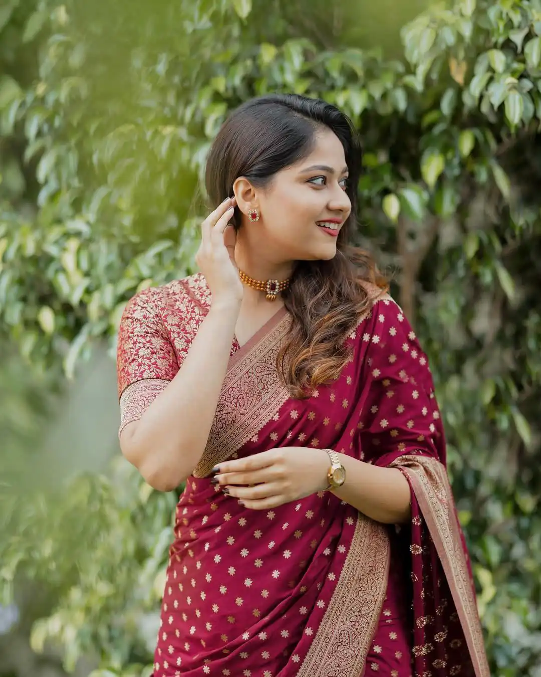 KPR 228 Red in Soft Lichi Silk Jacquard Work Designer Work Saree . Exclusive Offer ₹1349. Delivery 4-6 Working Days. Shop now. | Creative Sarees, Bollywood Sarees, Designer Sarees, Embroidered Sarees, Ethnic Saree, Modern Digital sarees, Party Wear Sarees, Sarees
