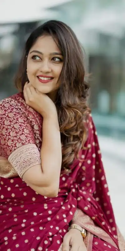 KPR 228 Red in Soft Lichi Silk Jacquard Work Designer Work Saree . Exclusive Offer ₹1349. Delivery 4-6 Working Days. Shop now. | Creative Sarees, Bollywood Sarees, Designer Sarees, Embroidered Sarees, Ethnic Saree, Modern Digital sarees, Party Wear Sarees, Sarees