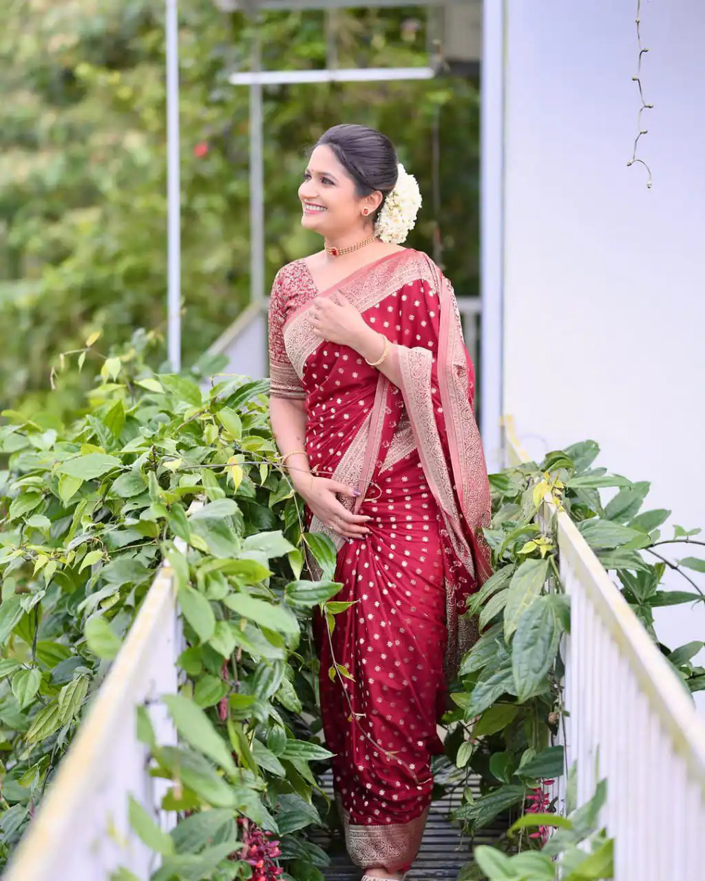 KPR 228 Red in Soft Lichi Silk Jacquard Work Designer Work Saree . Exclusive Offer ₹1349. Delivery 4-6 Working Days. Shop now. | Creative Sarees, Bollywood Sarees, Designer Sarees, Embroidered Sarees, Ethnic Saree, Modern Digital sarees, Party Wear Sarees, Sarees