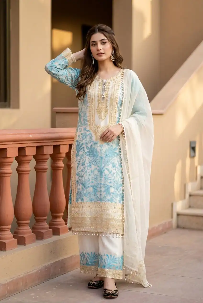 KF 1729 Blue Diamond Georgette Salwar Suit with Sequins Work & Embroidery Work. Introductory Price ₹2399. Delivery 4-6 Working Days. Shop now. | Casual Suits, Jump Suits, Creative suits, Designer Suits, Palazzo Suits, Party Wear Suits, Patiala Suits, Salwar suit, Straight Suits