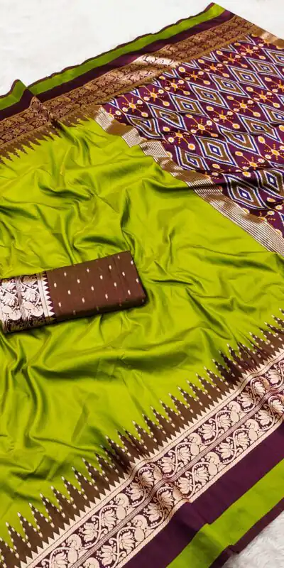 MB 261 Mehandi | Purple Soft Crafted Saree with Moti Work & Zari Work. Now at just ₹1999. Delivery 4-6 Working Days. Shop now. | Creative Sarees, Bollywood Sarees, Designer Sarees, Embroidered Sarees, Ethnic Saree, Modern Digital sarees, Party Wear Sarees, Sarees