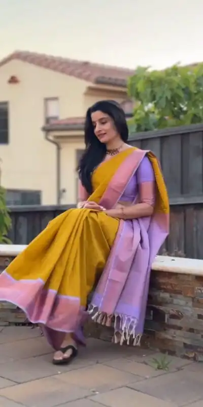 KP 6061 Mustered Color Soft Lichi Silk Saree with Jacquard Work. Best Price ₹1349. Delivery 4-6 Working Days. Online Shop now. | Creative Sarees, Bollywood Sarees, Designer Sarees, Embroidered Sarees, Ethnic Saree, Modern Digital sarees, Party Wear Sarees, Sarees