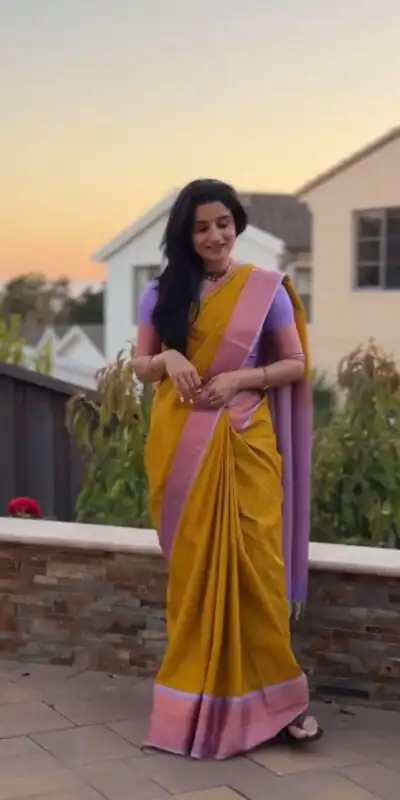 KP 6061 Mustered Color Soft Lichi Silk Saree with Jacquard Work. Best Price ₹1349. Delivery 4-6 Working Days. Online Shop now. | Creative Sarees, Bollywood Sarees, Designer Sarees, Embroidered Sarees, Ethnic Saree, Modern Digital sarees, Party Wear Sarees, Sarees