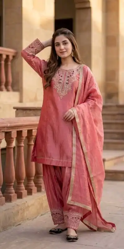 KF 1728 Peach Silk Salwar Suit Perfect for Wedding, Party, Family Gatherings, Onam, Engagement – . Affordable Price ₹2099. Delivery 4-6 Working Da | Casual Suits, Jump Suits, Creative suits, Designer Suits, Palazzo Suits, Party Wear Suits, Patiala Suits, Salwar suit, Straight Suits