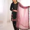 SR 1709 Pink Color Roman Silk Salwar Suit with Embroidery Work. Available at ₹2399 only. Delivery 4-6 Working Days. Shop now. | Casual Suits, Jump Suits, Creative suits, Designer Suits, Palazzo Suits, Party Wear Suits, Patiala Suits, Salwar suit, Straight Suits