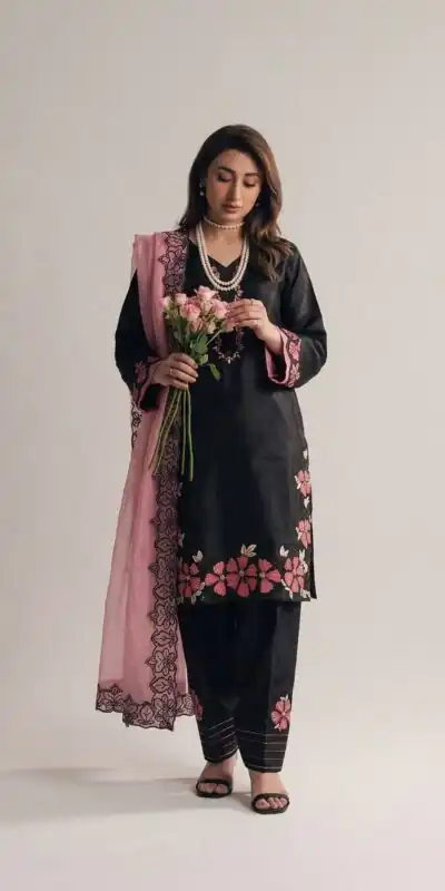 SR 1709 Pink Color Roman Silk Salwar Suit with Embroidery Work. Available at ₹2399 only. Delivery 4-6 Working Days. Shop now. | Casual Suits, Jump Suits, Creative suits, Designer Suits, Palazzo Suits, Party Wear Suits, Patiala Suits, Salwar suit, Straight Suits