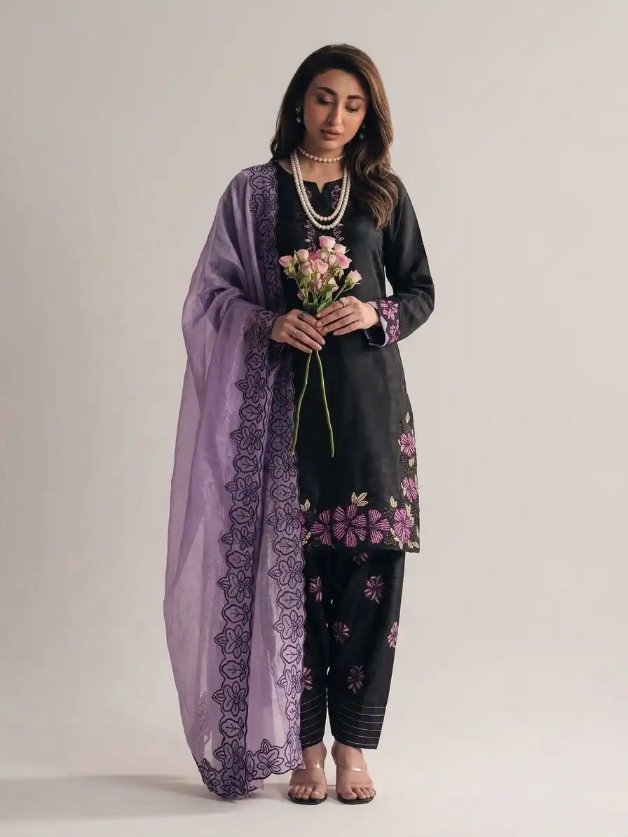 SR 1709 Purple Color Roman Silk Salwar Suit with Embroidery Work. Available at ₹2399 only. Delivery 4-6 Working Days. Shop now. | Casual Suits, Jump Suits, Creative suits, Designer Suits, Palazzo Suits, Party Wear Suits, Patiala Suits, Salwar suit, Straight Suits