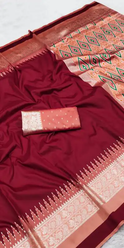 MB 261 Red | Color Soft Crafted Saree with Moti Work & Zari Work. Now at just ₹1999. Delivery 4-6 Working Days. Shop now. | Creative Sarees, Bollywood Sarees, Designer Sarees, Embroidered Sarees, Ethnic Saree, Modern Digital sarees, Party Wear Sarees, Sarees