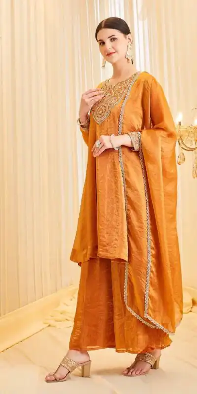 KF 1727 Rust Fandy Silk Salwar Suit Perfect for Wedding, Party, Family Gatherings, Onam, Engagement – . Affordable Price ₹1849. Delivery 4-6 Working Da | Casual Suits, Jump Suits, Creative suits, Designer Suits, Palazzo Suits, Party Wear Suits, Patiala Suits, Salwar suit, Straight Suits