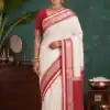 MB 261 White | Purple Soft Crafted Saree with Moti Work & Zari Work. Now at just ₹1999. Delivery 4-6 Working Days. Shop now. | Creative Sarees, Bollywood Sarees, Designer Sarees, Embroidered Sarees, Ethnic Saree, Modern Digital sarees, Party Wear Sarees, Sarees