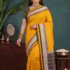 MB 261 Yellow | Purple Soft Crafted Saree with Moti Work & Zari Work. Now at just ₹1999. Delivery 4-6 Working Days. Shop now. | Creative Sarees, Bollywood Sarees, Designer Sarees, Embroidered Sarees, Ethnic Saree, Modern Digital sarees, Party Wear Sarees, Sarees