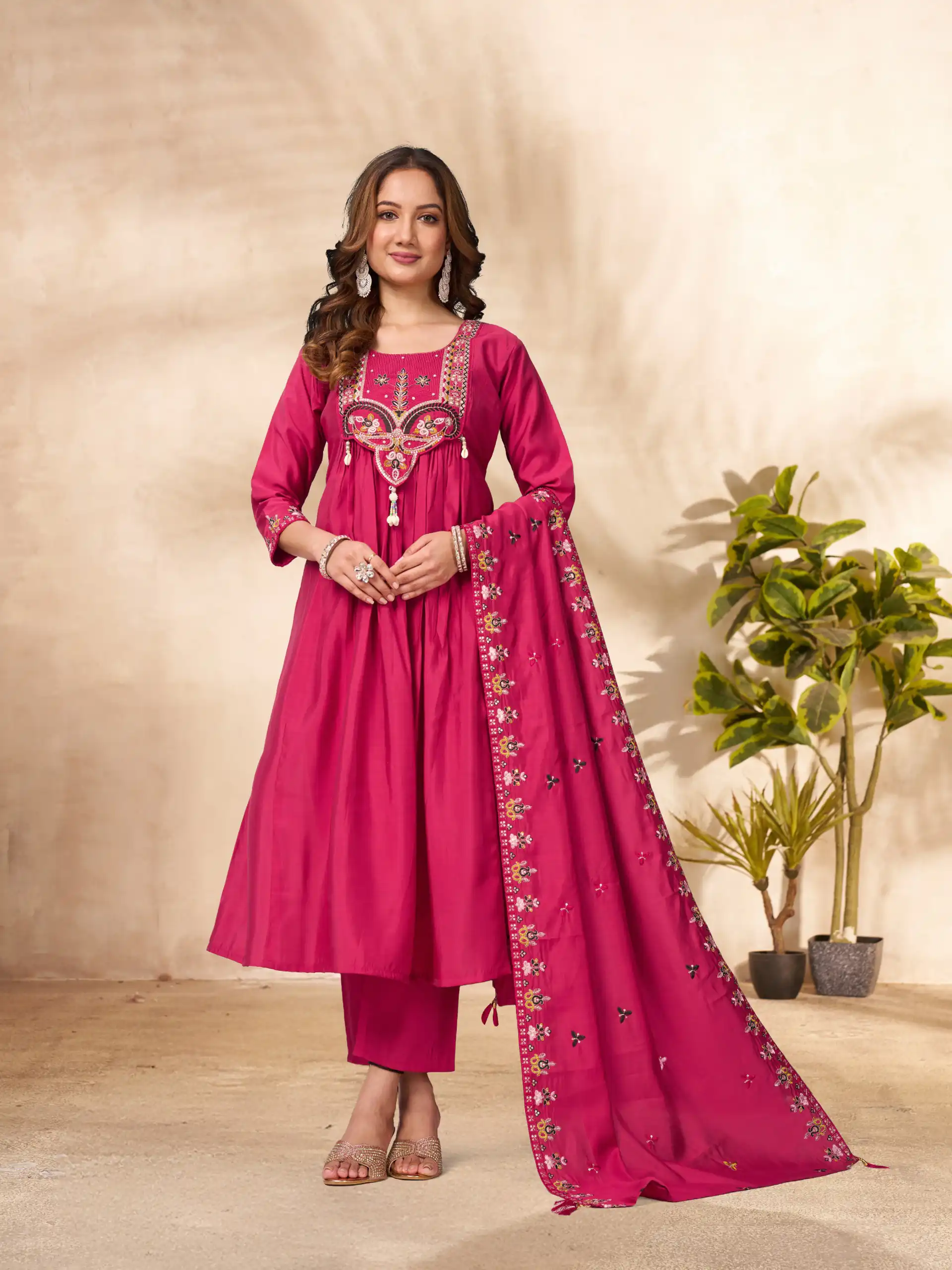 DIVA 136 Pink in Viscose Roman Silk Embroidery Work & Hand Work Salwar Suit . Best Price ₹2099. Delivery 4-6 Working Days. Shop now. | Casual Suits, Jump Suits, Creative suits, Designer Suits, Palazzo Suits, Party Wear Suits, Patiala Suits, Salwar suit, Straight Suits