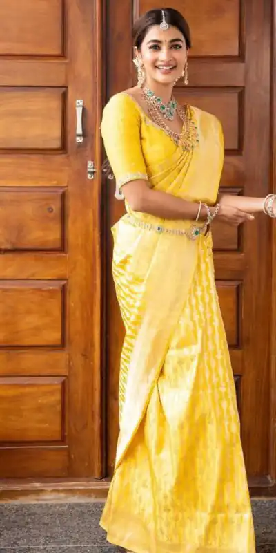 KPR 248 Yellow Soft Lichi Silk Saree with Lace Work & Lace Border. Introductory Price ₹1349. Delivery 4-6 Working Days. Shop now. | Creative Sarees, Bollywood Sarees, Designer Sarees, Embroidered Sarees, Ethnic Saree, Modern Digital sarees, Party Wear Sarees, Sarees