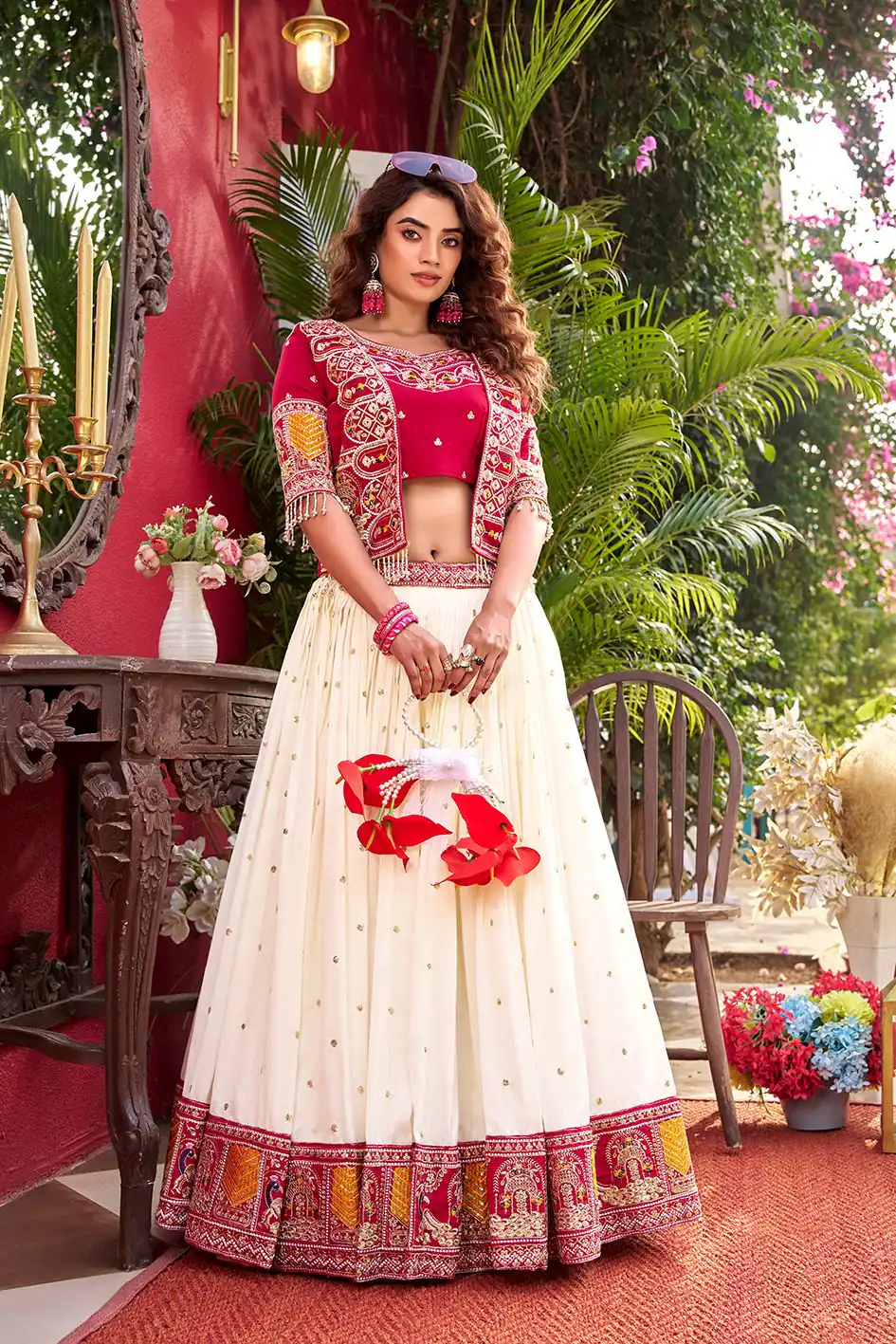 Ram 172 Pink in Color Vichitra Silk Embroidery Work Lehenga Choli . Now at just ₹2649. Delivery 4-6 Working Days. Shop now. | Bollywood Lehenga, Creative Lehenga, Designer Lehenga, Embroidered Lehenga, Lehenga, Party Wear Lehenga