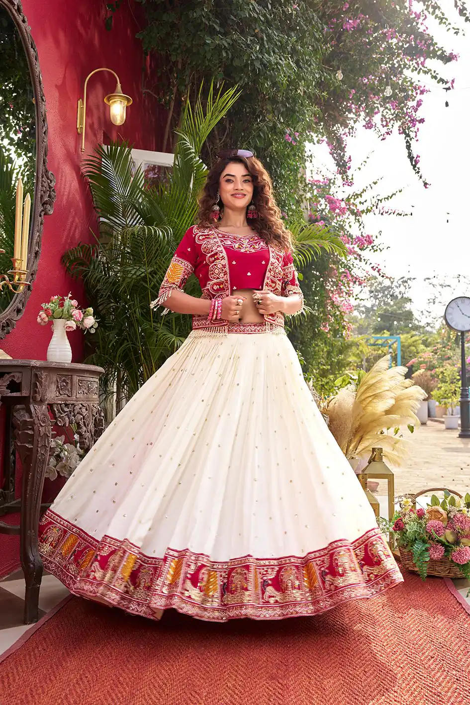 Ram 172 Pink in Color Vichitra Silk Embroidery Work Lehenga Choli . Now at just ₹2649. Delivery 4-6 Working Days. Shop now. | Bollywood Lehenga, Creative Lehenga, Designer Lehenga, Embroidered Lehenga, Lehenga, Party Wear Lehenga