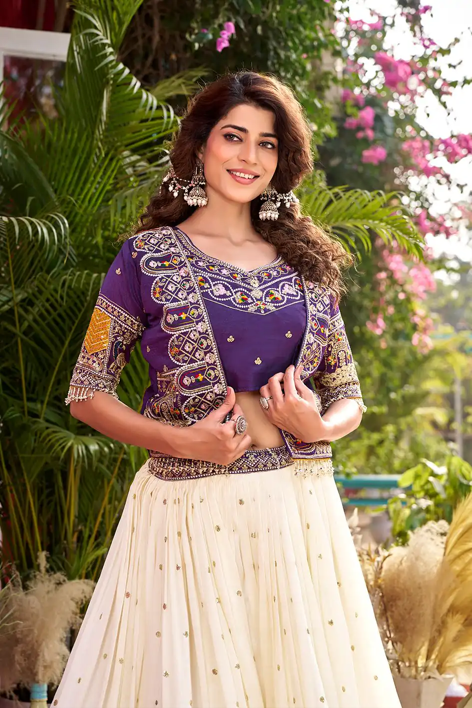 Ram 172 Purple in Color Vichitra Silk Embroidery Work Lehenga Choli . Now at just ₹2649. Delivery 4-6 Working Days. Shop now. | Bollywood Lehenga, Creative Lehenga, Designer Lehenga, Embroidered Lehenga, Lehenga, Party Wear Lehenga