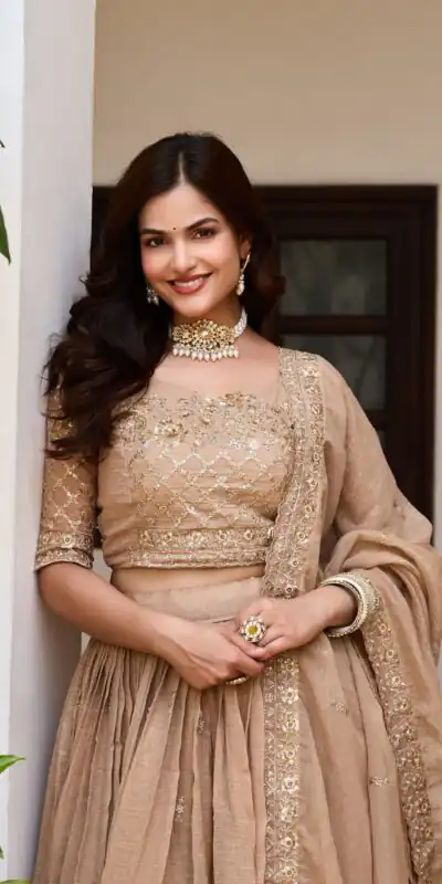 Ram 180 Chiku Pure Crunchy Lehenga Choli Perfect for Wedding, Party, Baisakhi, Pongal, Sangeet – . Now at just ₹2549. Delivery 4-6 Working Days. Shop | Bollywood Lehenga, Creative Lehenga, Designer Lehenga, Embroidered Lehenga, Lehenga, Party Wear Lehenga