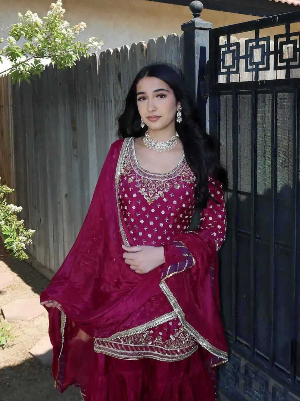 ZD 10003 Red in Color Natural Crepe Embroidery Work Salwar Suit . Affordable Price ₹2099. Delivery 4-6 Working Days. Shop now. | Casual Suits, Jump Suits, Creative suits, Designer Suits, Palazzo Suits, Party Wear Suits, Patiala Suits, Salwar suit, Straight Suits