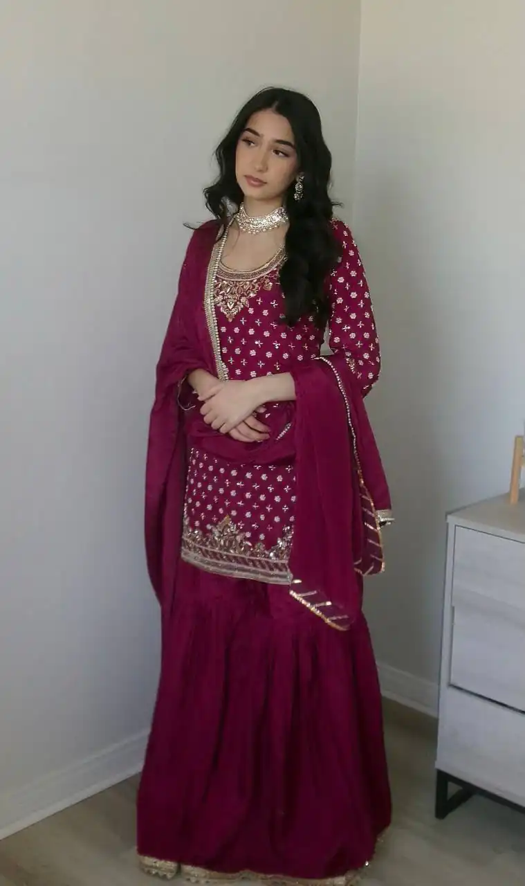 ZD 10003 Red in Color Natural Crepe Embroidery Work Salwar Suit . Affordable Price ₹2099. Delivery 4-6 Working Days. Shop now. | Casual Suits, Jump Suits, Creative suits, Designer Suits, Palazzo Suits, Party Wear Suits, Patiala Suits, Salwar suit, Straight Suits