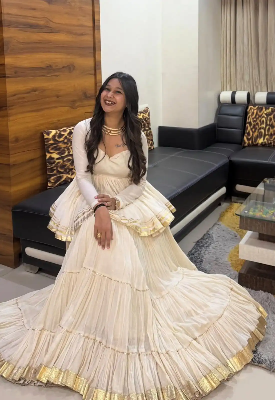 PC 586 White Color Pure Cotton Lehenga Choli with Cowrie Work. Festive Deal ₹2549. Delivery 4-6 Working Days. Online Shop now. | Bollywood Lehenga, Creative Lehenga, Designer Lehenga, Embroidered Lehenga, Lehenga, Party Wear Lehenga