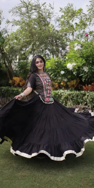 PKA 5078 Black Kora Cotton Lehenga Choli erfect for Wedding, Party, Haldi, Traditional Day, Makar Sankranti – . Special Price ₹2649. Delivery 4-6 Working | Bollywood Lehenga, Creative Lehenga, Designer Lehenga, Embroidered Lehenga, Lehenga, Party Wear Lehenga