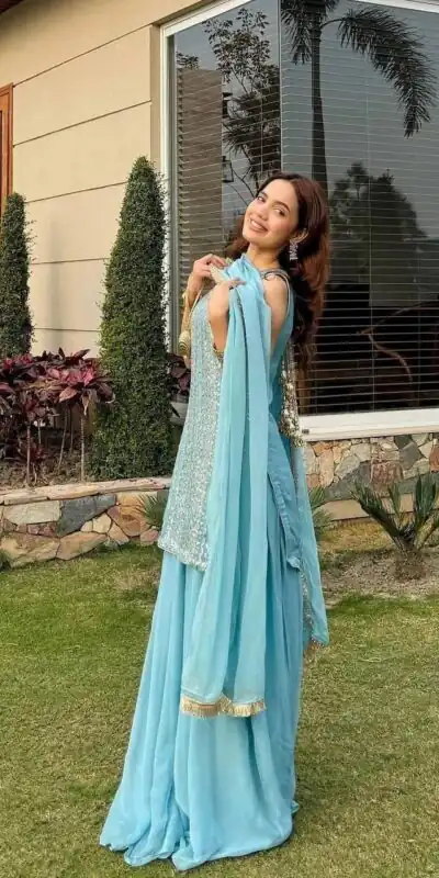 ZD 10010 Blue in Fox Georgette. Sequins Work & Embroidery Work Salwar Suit Special Price ₹2399. Delivery 4-6 Working Days. Shop now. | Casual Suits, Jump Suits, Creative suits, Designer Suits, Palazzo Suits, Party Wear Suits, Patiala Suits, Salwar suit, Straight Suits