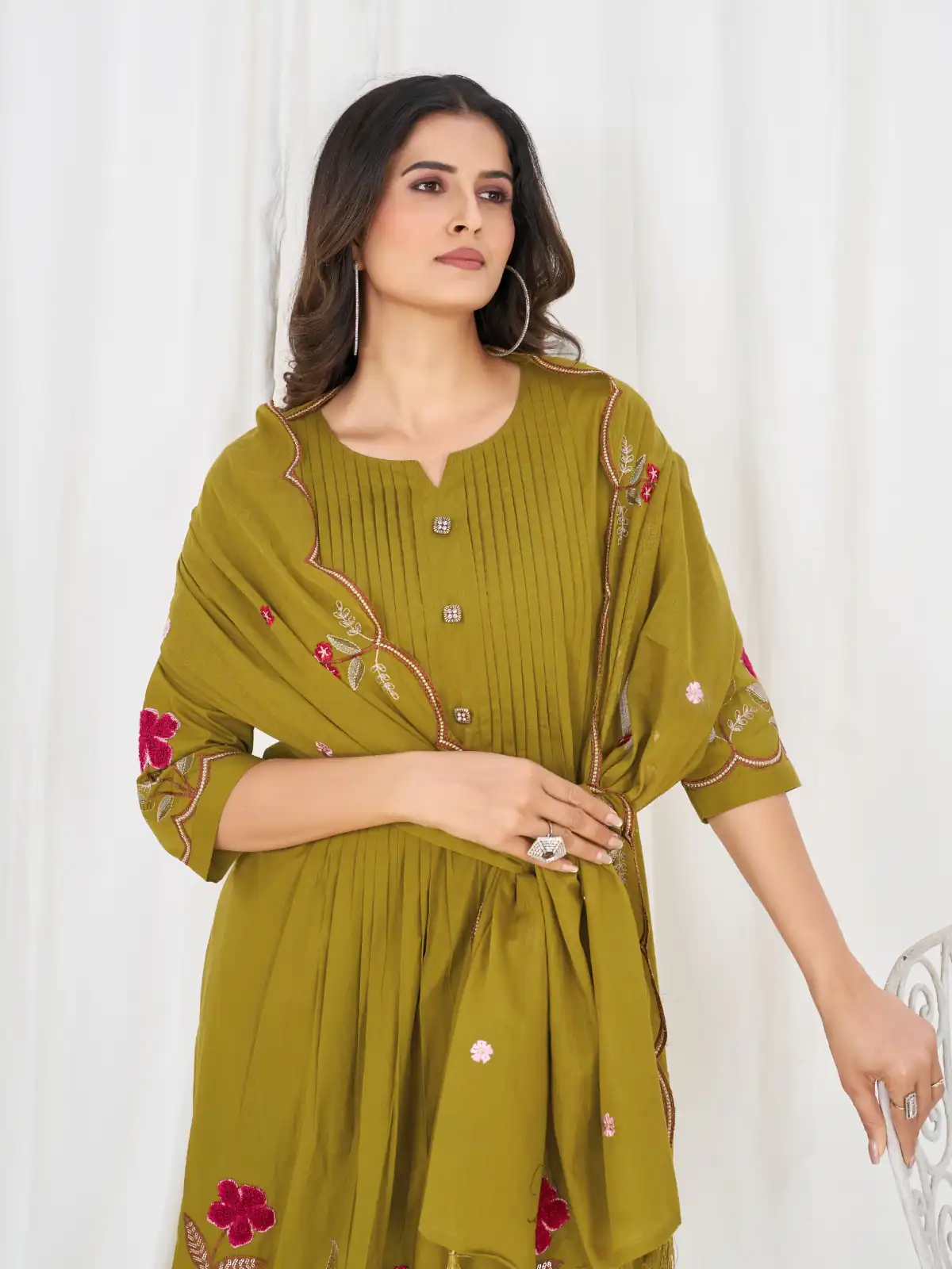 DIVA 159 Mustered with Embroidery Work & Cut Work Brown Pure Cotton Salwar Suit . Exclusive Offer ₹2499. Delivery 4-6 Working Days. Shop now. | Casual Suits, Jump Suits, Creative suits, Designer Suits, Palazzo Suits, Party Wear Suits, Patiala Suits, Salwar suit, Straight Suits