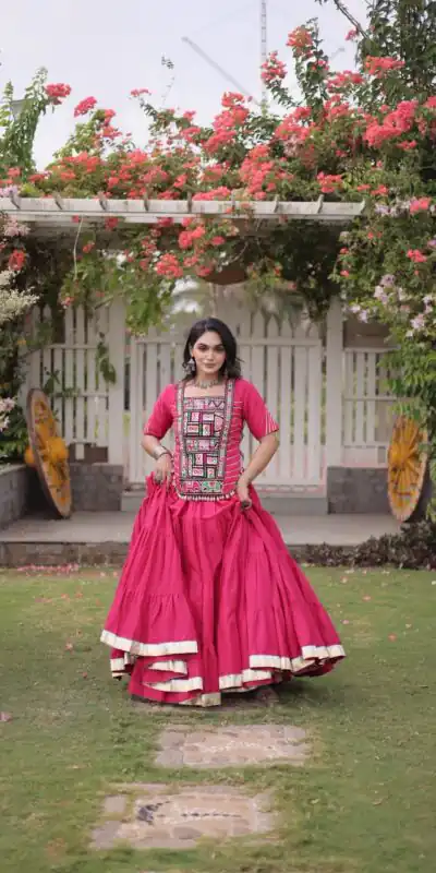 PKA 5078 Pink Kora Cotton Lehenga Choli erfect for Wedding, Party, Haldi, Traditional Day, Makar Sankranti – . Special Price ₹2649. Delivery 4-6 Working | Bollywood Lehenga, Creative Lehenga, Designer Lehenga, Embroidered Lehenga, Lehenga, Party Wear Lehenga