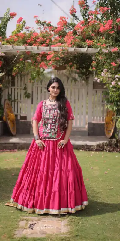 PKA 5078 Pink Kora Cotton Lehenga Choli erfect for Wedding, Party, Haldi, Traditional Day, Makar Sankranti – . Special Price ₹2649. Delivery 4-6 Working | Bollywood Lehenga, Creative Lehenga, Designer Lehenga, Embroidered Lehenga, Lehenga, Party Wear Lehenga